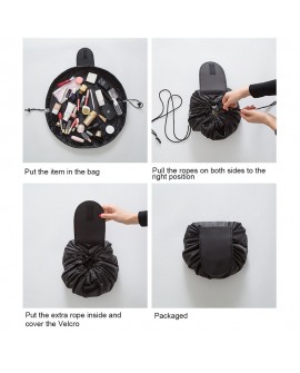 Personalised Makeup Drawstring makeup Bags Travel Cosmetic Storage Make Up Bag
