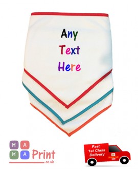 Personalised baby bib GIFT  With ANY TEXT / Name Personlised Baby gift
