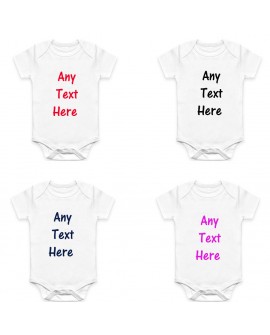 Personalised Funny Baby Vest Grow Christening Bodysuit Personlised Baby gift